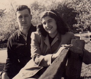 My parents, circa 1949